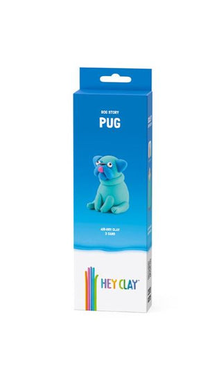 HEY CLAY Air Dry Clay Pug Dog