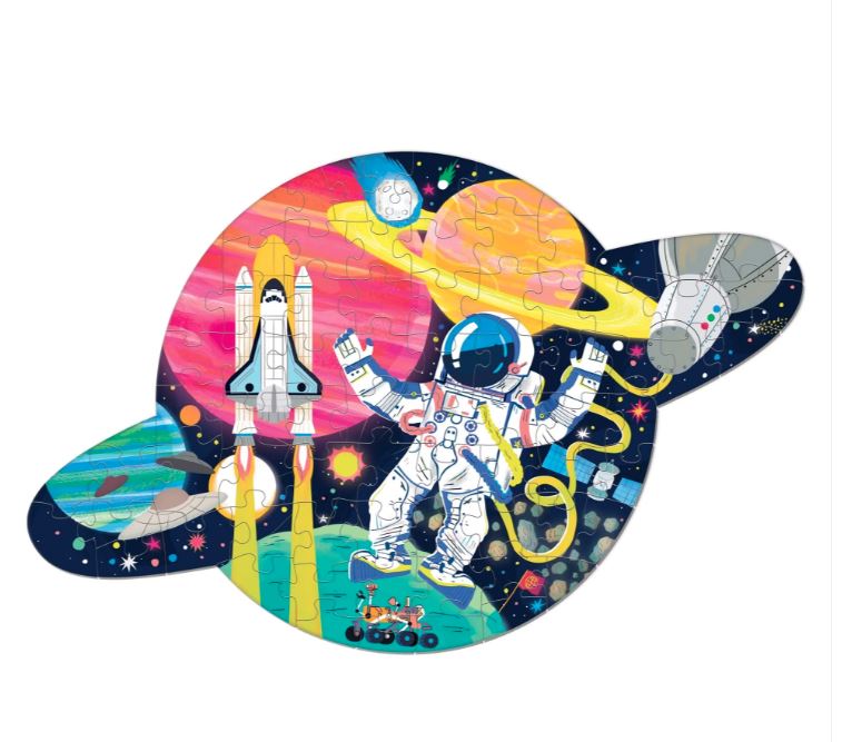 Space Mission Shaped Puzzle 75 pieces