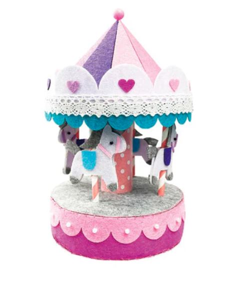 Jeanny Pretty Carousel Music Box