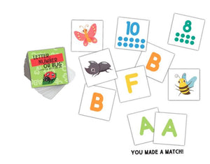 Letter Number or Bug Match and Win - Briarpatch