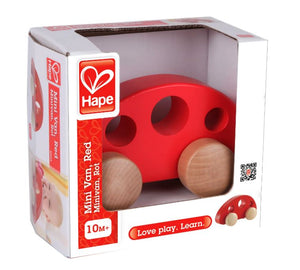 Hape Mini Van Red