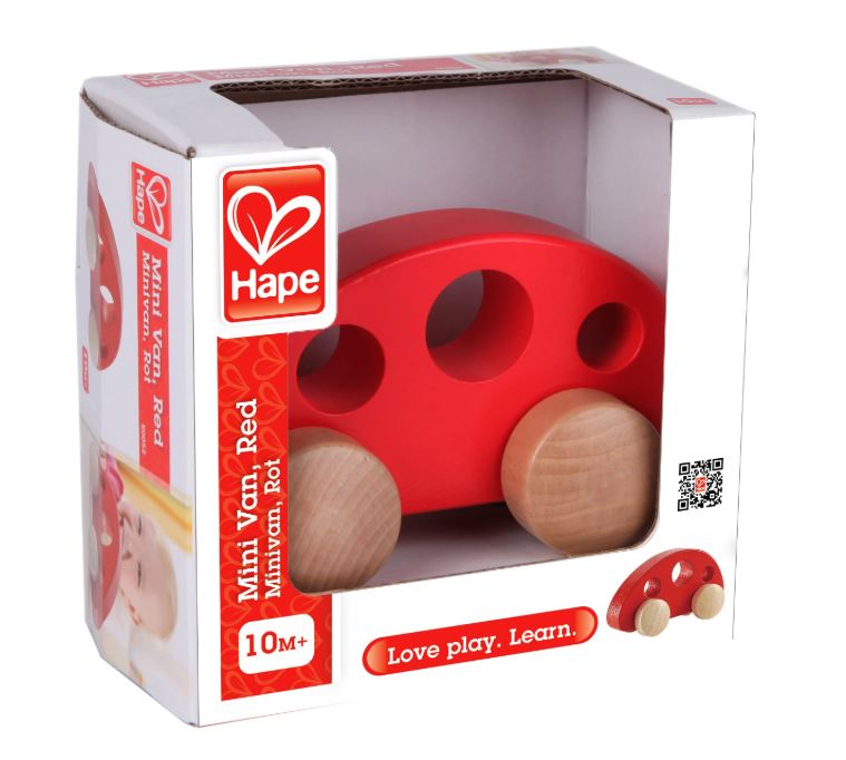 Hape Mini Van Red