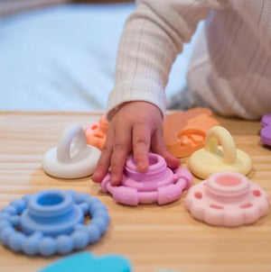 Rainbow Stacker Teether - Ocean