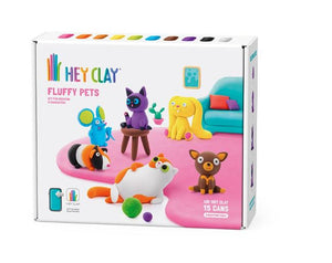 Hey Clay Fluffly Pets - cats dog bunny mouse guinea pig 15 cans