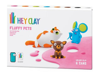 Hey Clay - Cat Mouse Dog - Fluffy Pets - 6 Cans