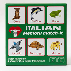 Italian Memory Match It Game