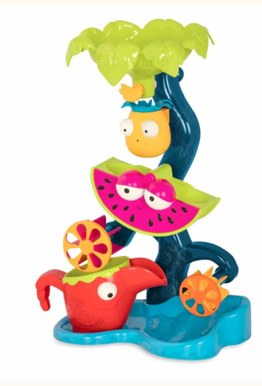 Tropical Waterfall Water Wheel Play Set Battat