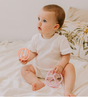 Sensory Ball 2 pk Bubblegum and Peach