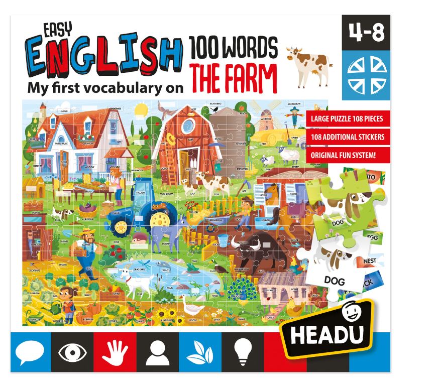 Easy English 100 Words Farm