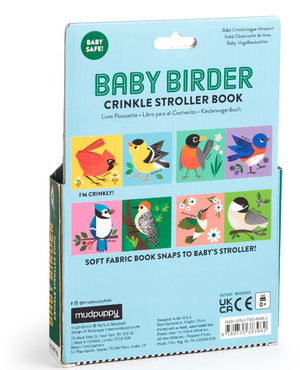 Baby Birder Crinkle Stroller Book Mud Puppy
