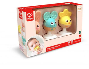 Hape Cheery Critter Rattle Trio