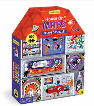 House on Mars House Shaped 100 piece Puzzle