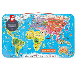 Magnetic World Map English version