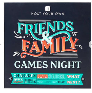 Host Your Own Games Night Game - Friends and Family