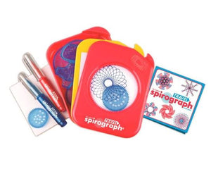 Spirograph Travel Set in Red Plastic Box