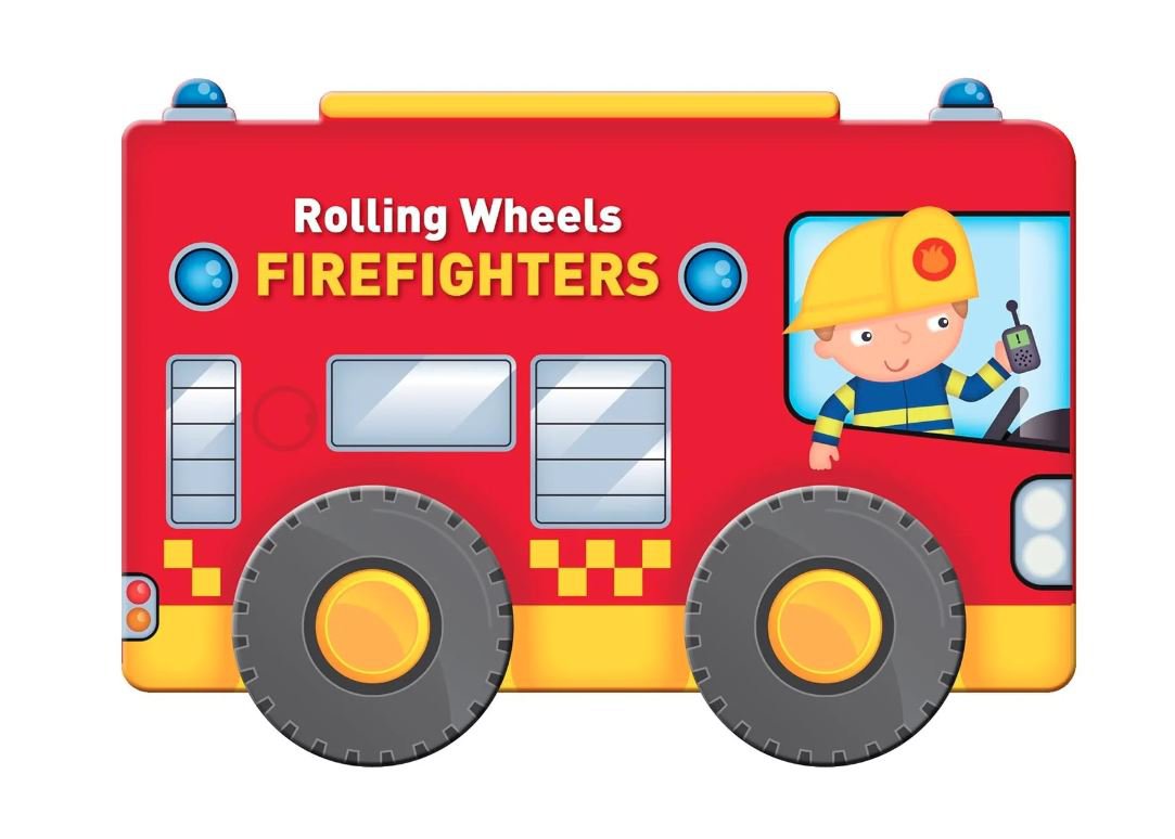 Rolling Wheels Firefighters Board Book - PAUA