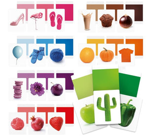 Montessori Flashcards Colours