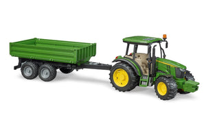 John Deere Tractor and Tipping Trailer