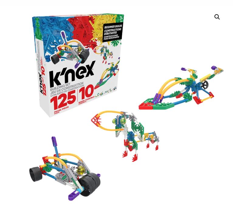 Knex Classics 125pc 10 Models PAUA