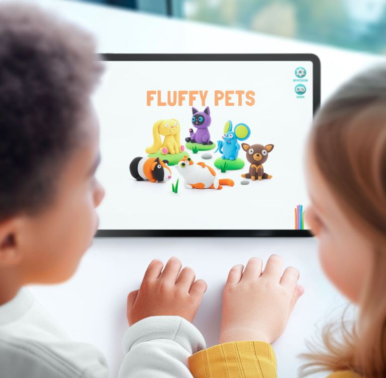 Hey Clay - Cat Mouse Dog - Fluffy Pets - 6 Cans