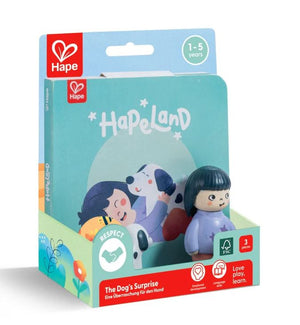 HapeLand The Dog's Surprise Storybook Playset