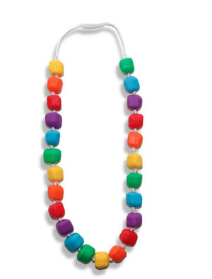 Princess & the Pea Necklace bright rainbow