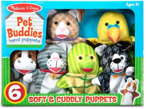 Pet Buddies 6 pc Hand Puppets