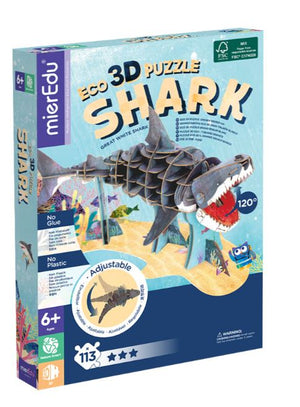 Eco 3D Puzzle  Great White Shark