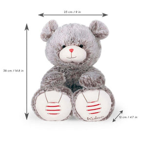 Large Grey Prestige Bear Mae 38cm Kaloo