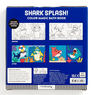Shark Splash Colour Magic Bath Book