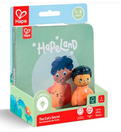 HapeLand The Cat's Secret Storybook Playset