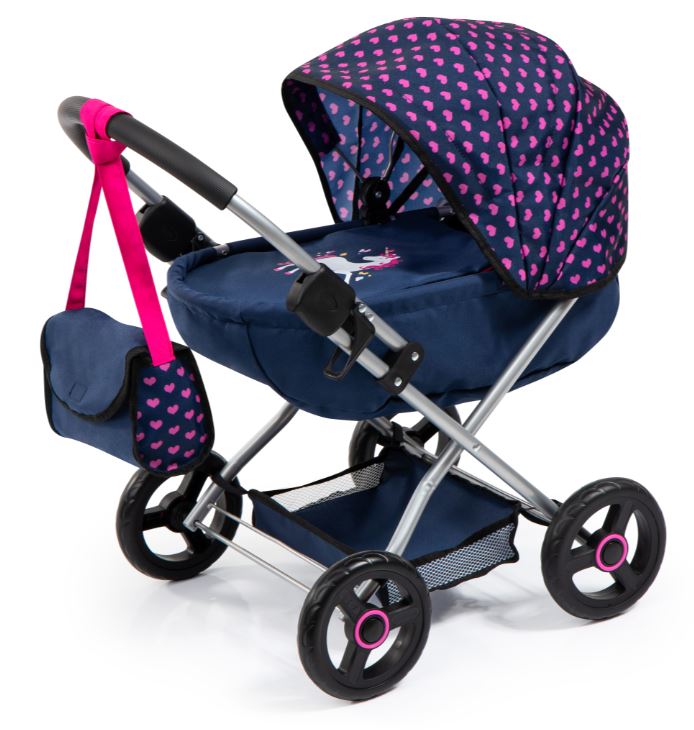 Cosy Dolls Pram Navy Seedling