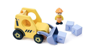 HapeLand Buzzing Bulldozer with Storybook