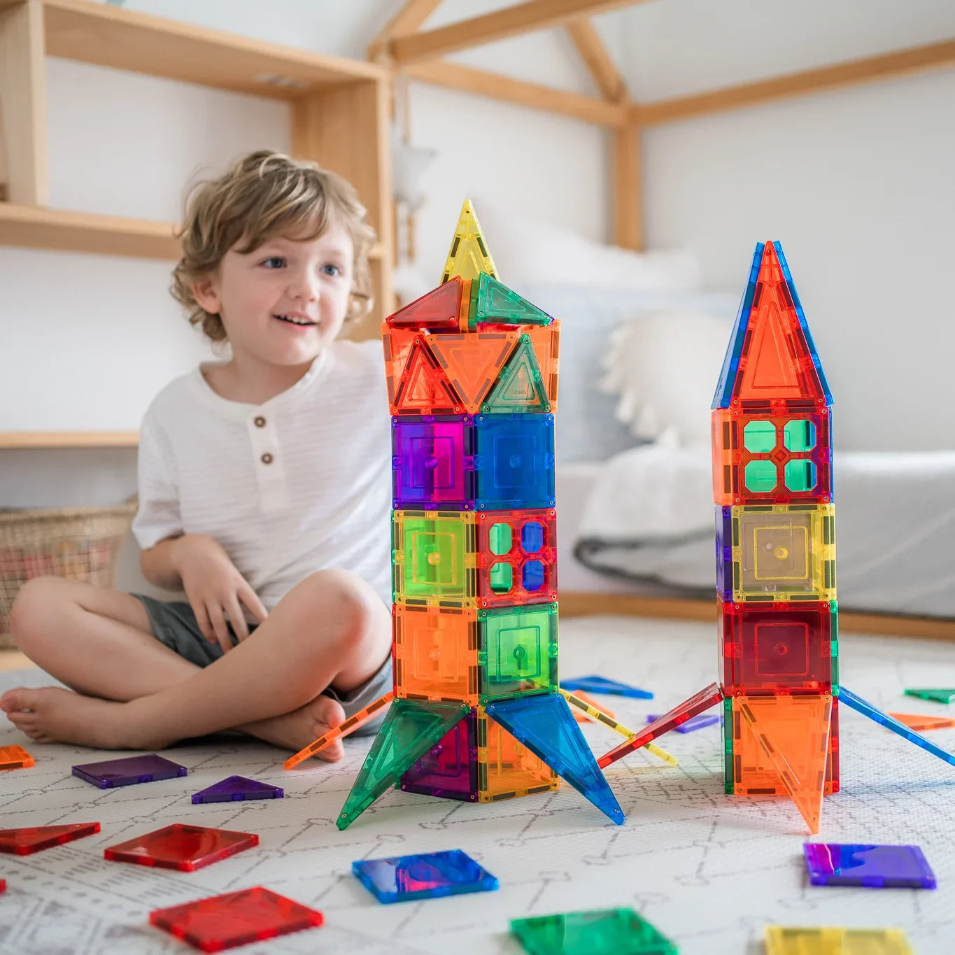 Magnetic Tiles 110 Piece Builders Set