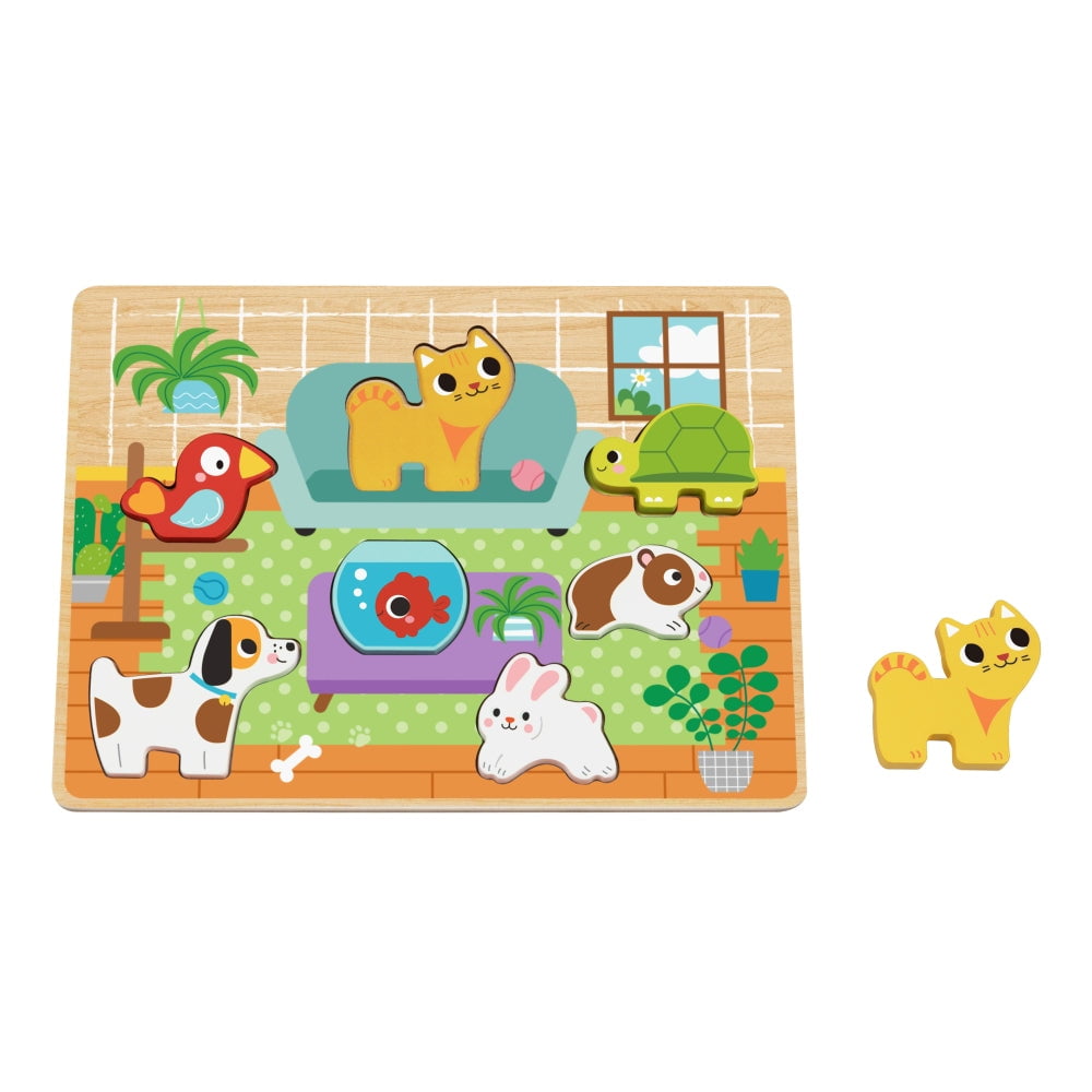 Wooden Chunky Puzzle Pets  hi Pando