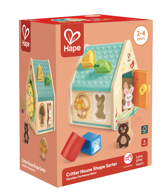 Hape Critter House Shape Sorter
