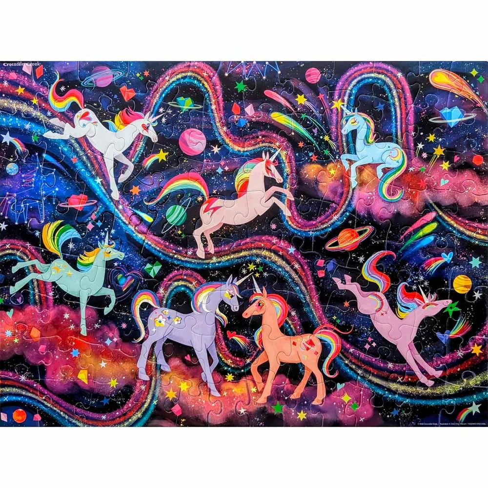 Croc Creek Unicorn Galaxy 100 piece Holographic