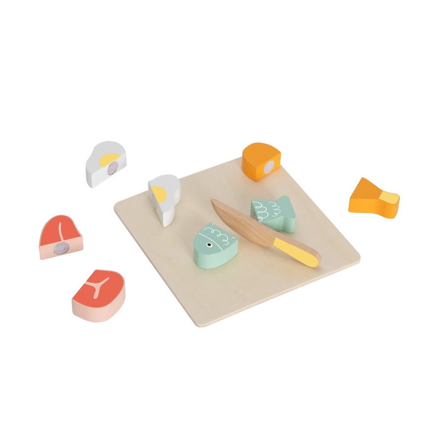 Cutting Food Protein Puzzle Wooden  hi Pando