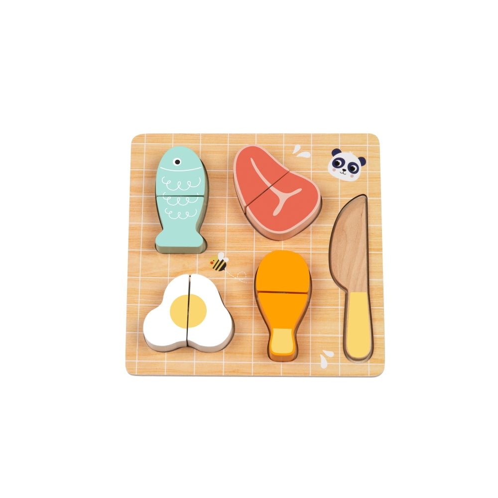 Cutting Food Protein Puzzle Wooden  hi Pando