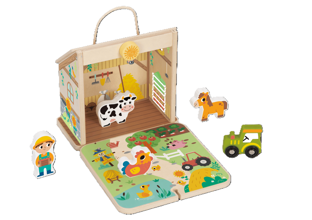 Foldable Wooden Farm Set  hi Pando