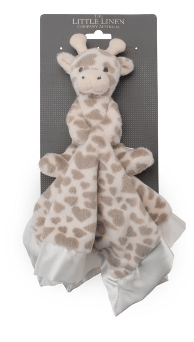 Little Linen Blankie Savana Giraffe