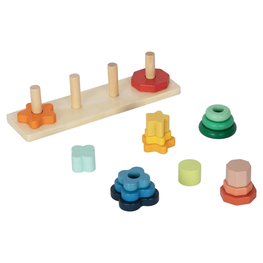 Shape Sorter Tower Wooden hi Pando