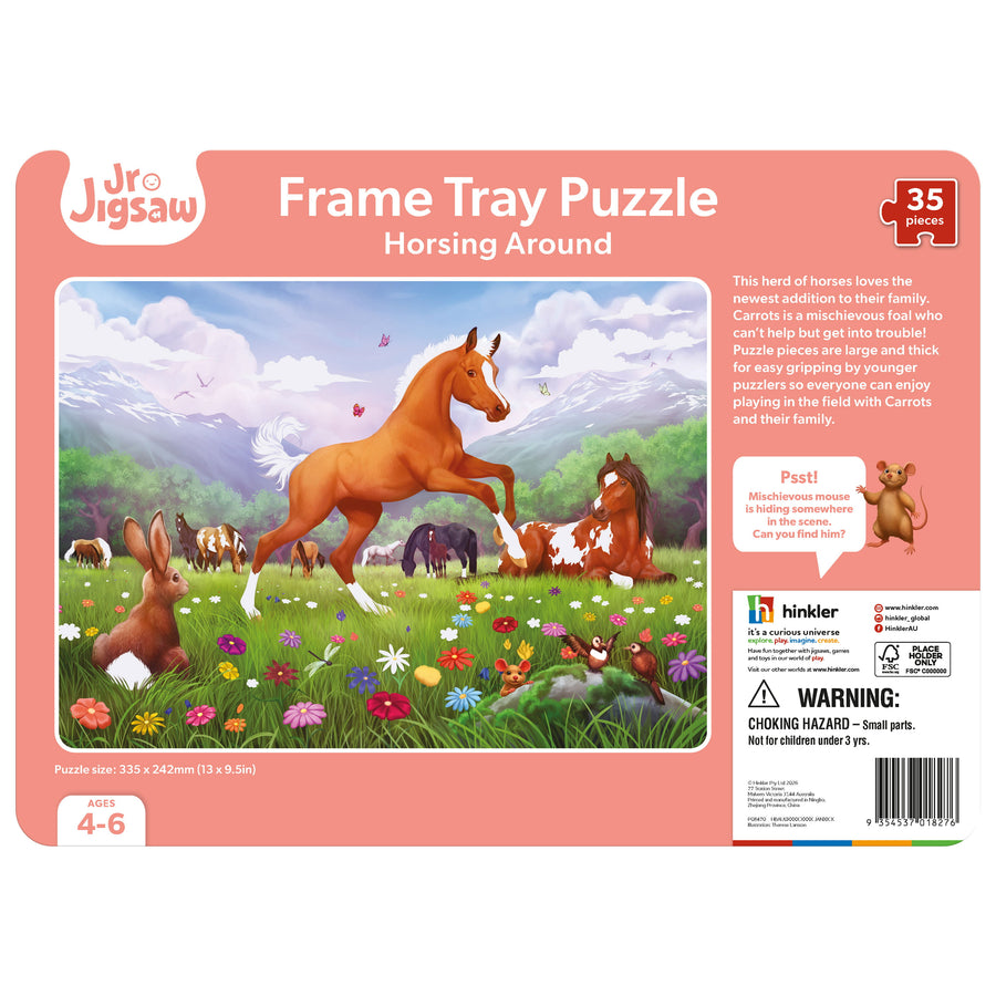 Frame Puzzle Horsing Around 35 pieces