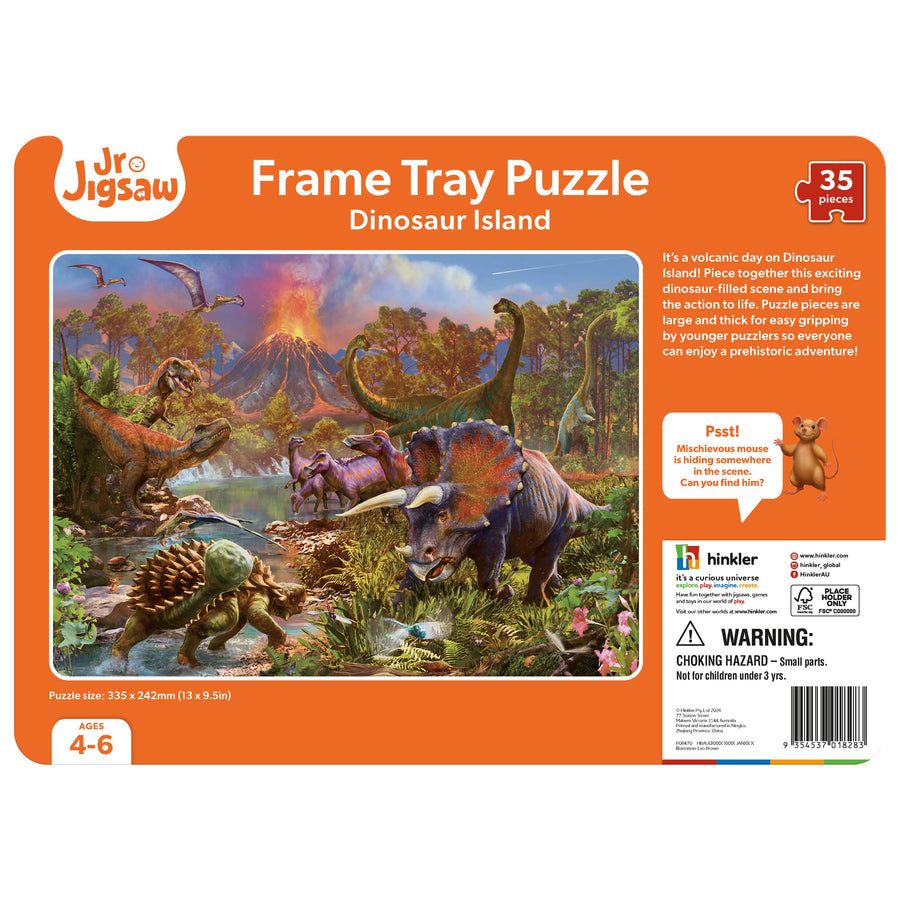 Frame Puzzle Dinosaur Island