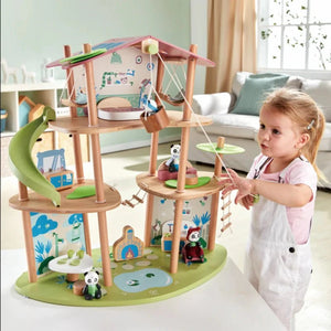 Hape Green Planet Pandas' Bamboo House
