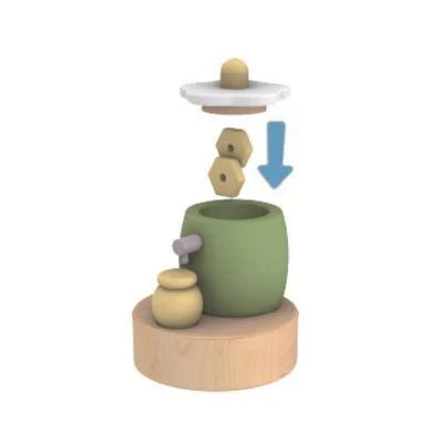 Hape Bees and Honey Set Green Planet