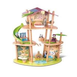 Hape Green Planet Pandas' Bamboo House