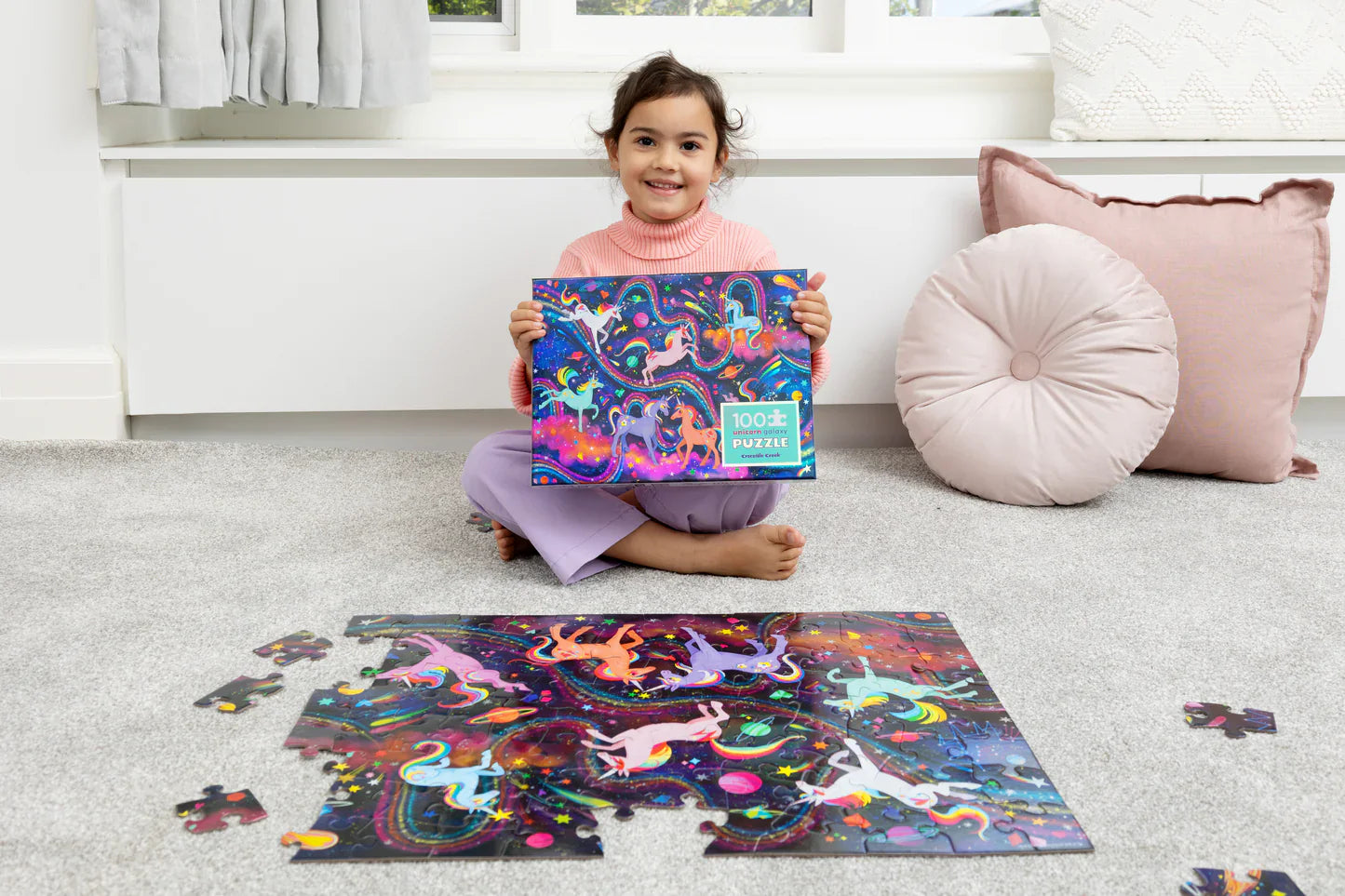 Croc Creek Unicorn Galaxy 100 piece Holographic