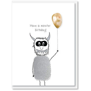 Monster Birthday Card I candy