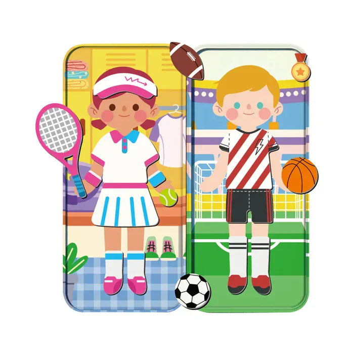 Travel Magnetic Tin Sports Stars